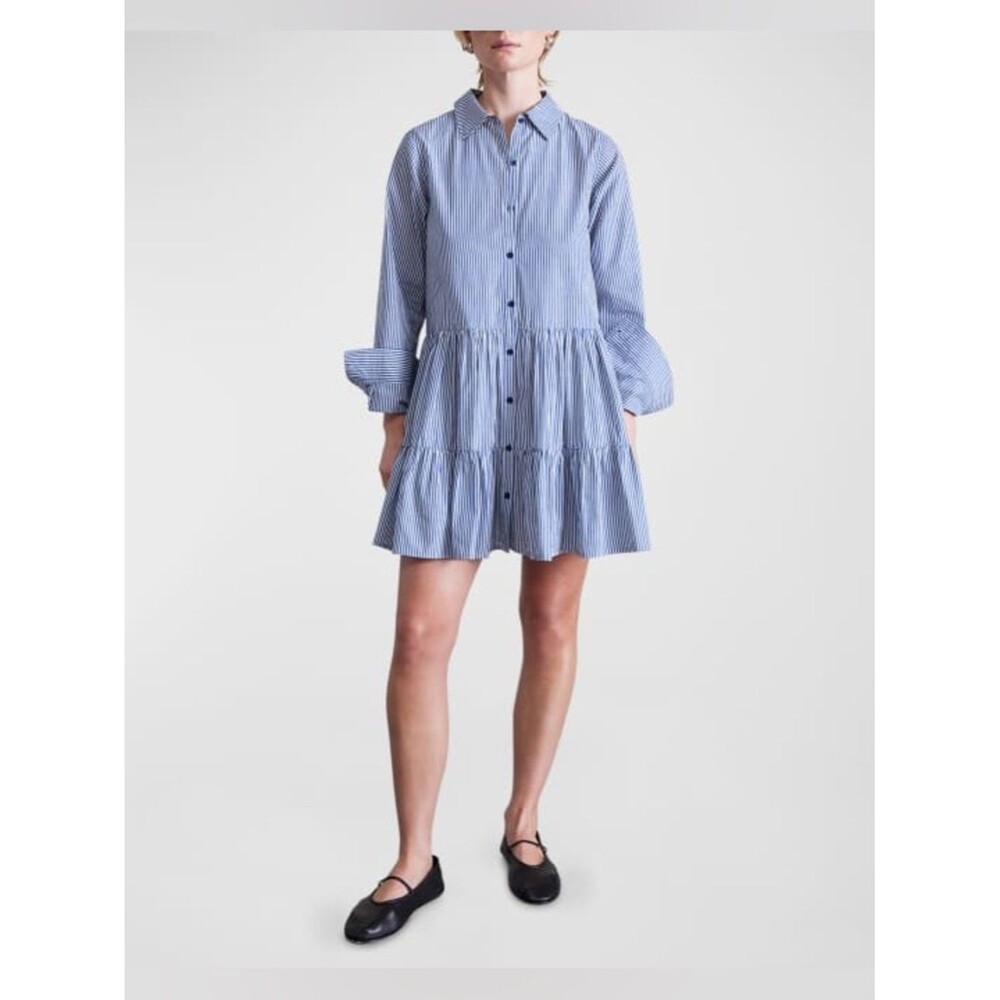 Apiece Apart Anna Shirt Dress Organic Cotton Size M NWT